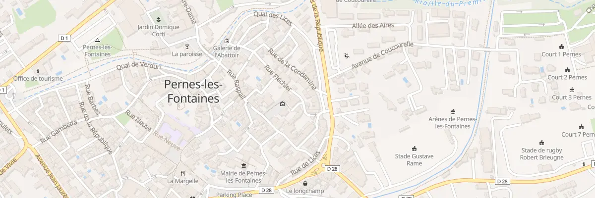 Plan du 6 Rue de la Juiverie à Pernes-les-Fontaines