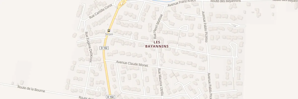 Plan du 18 Rue Henri Matisse à Bourg-de-Péage