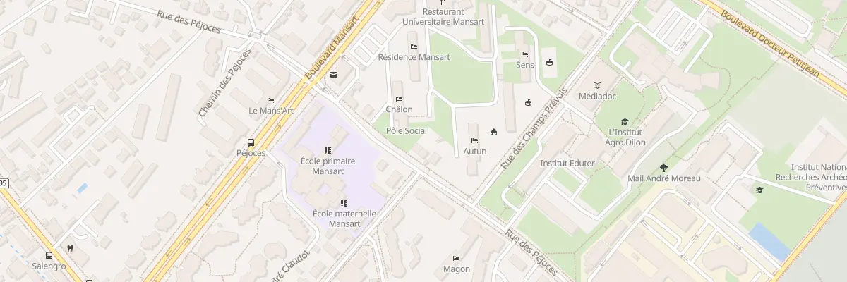 Plan du 63B Rue des Péjoces à Dijon