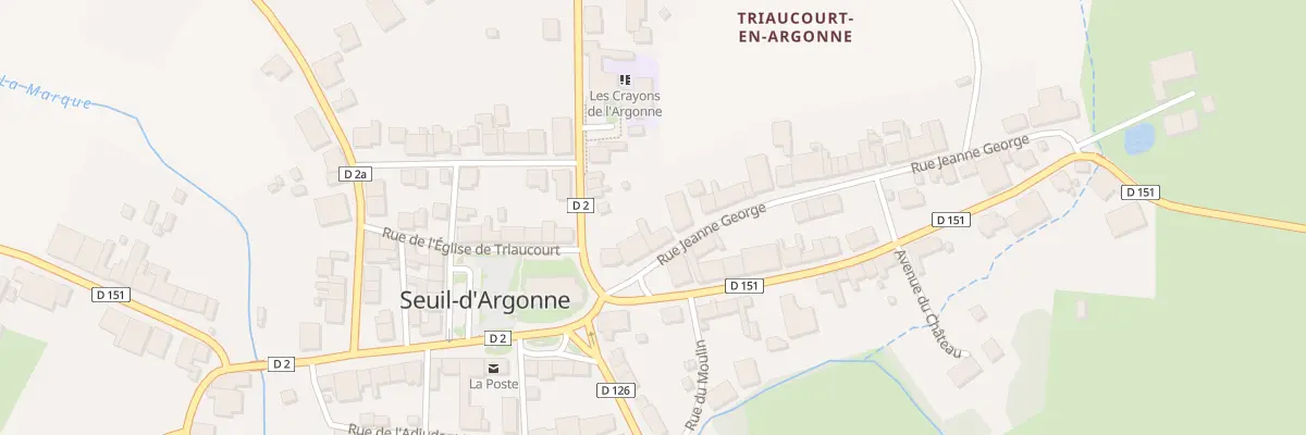 Plan du 6 Rue Jeanne George à Seuil-d’Argonne