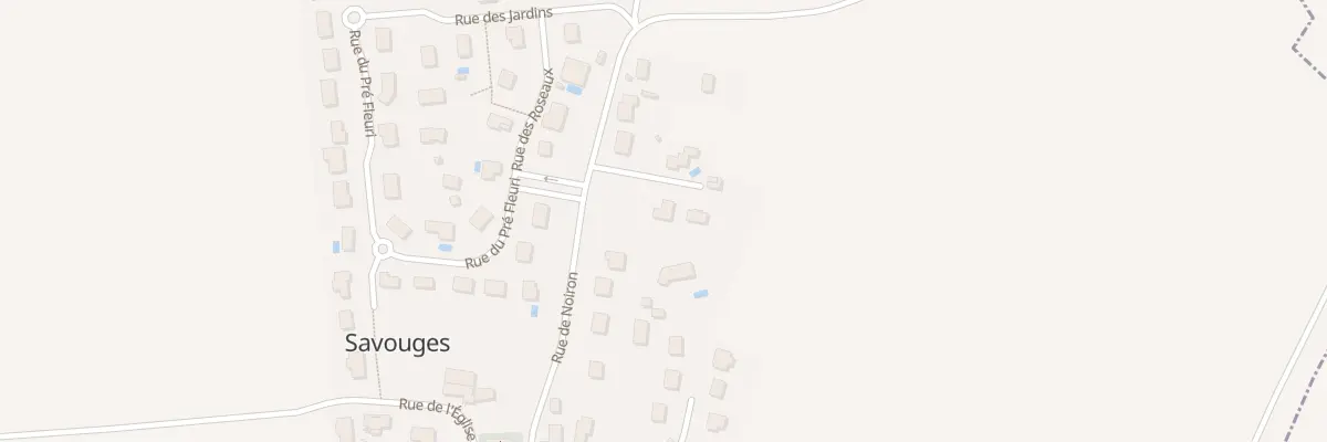 Plan du 20A Rue de Noiron à Savouges
