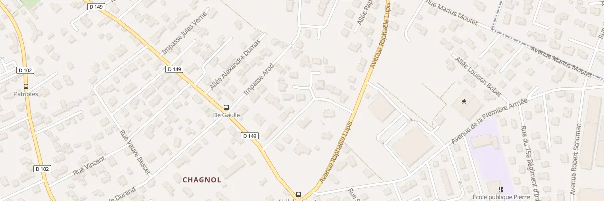 Plan du 9 Rue Marechal Juin à Bourg-de-Péage