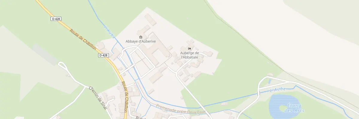 Plan du 9005 Rue de l’Abbatiale à Auberive