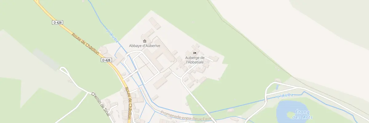 Plan du 1 Rue de l’Abbatiale à Auberive