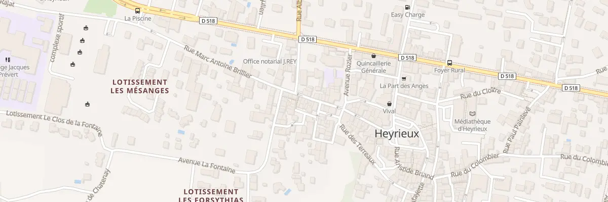 Plan du 29 Rue Marc - Antoine Brillier à Heyrieux