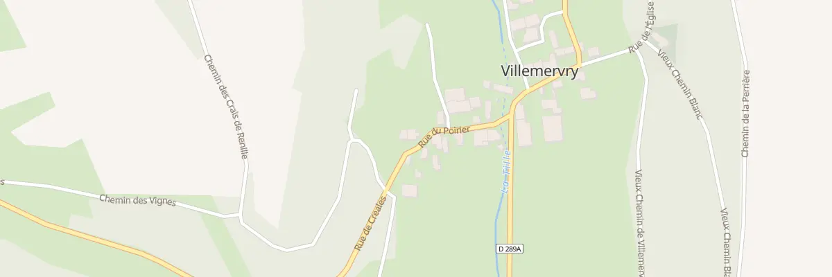 Plan du 9001 Rue du Poirier à Vals-des-Tilles