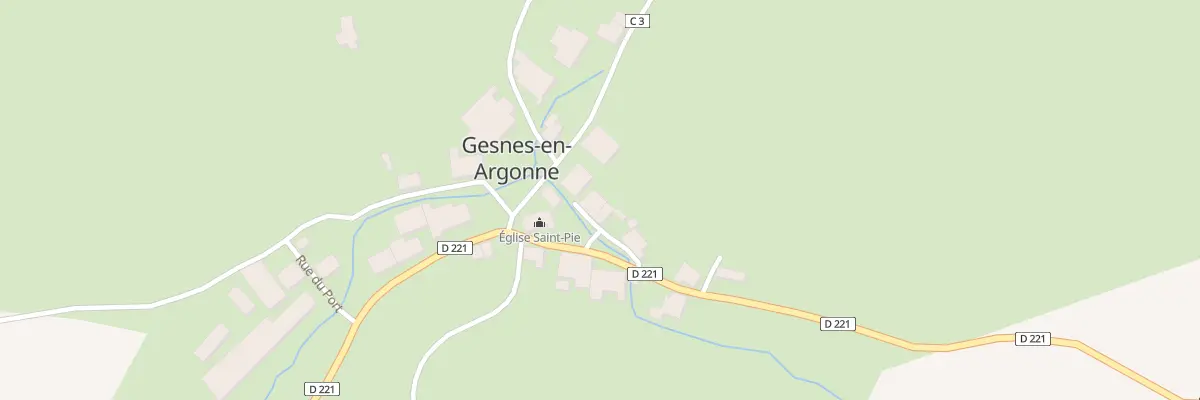 Plan du 3 Rte de Varennes à Gesnes-en-Argonne