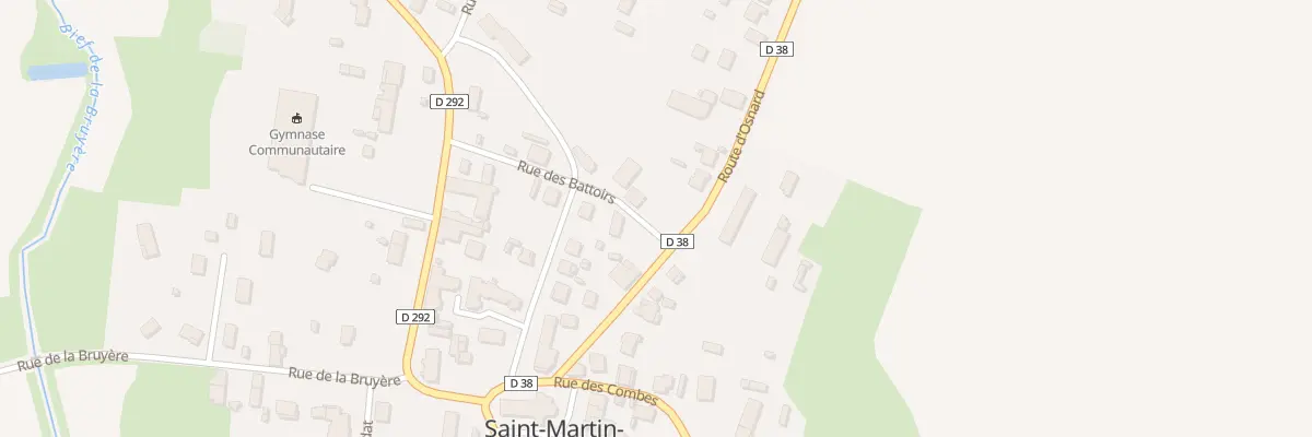 Plan du 2 Rue des Battoirs à Saint-Martin-en-Bresse