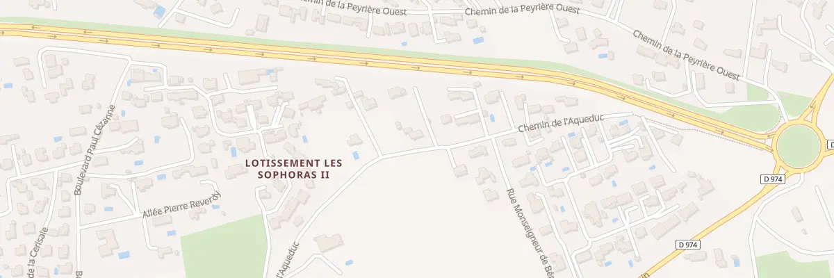 Plan du 699 Che de l’Aqueduc à Carpentras