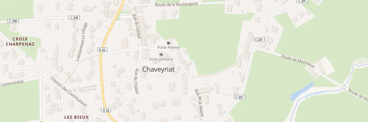 Plan du 107 Rue de la Mairie à Chaveyriat