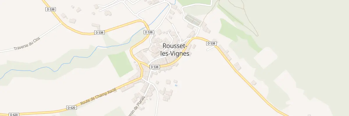 Plan du 8 Rue des Dauphins à Rousset-les-Vignes