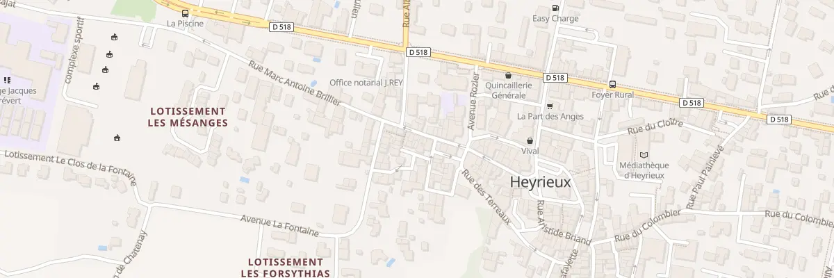 Plan du 27 Rue Marc - Antoine Brillier à Heyrieux