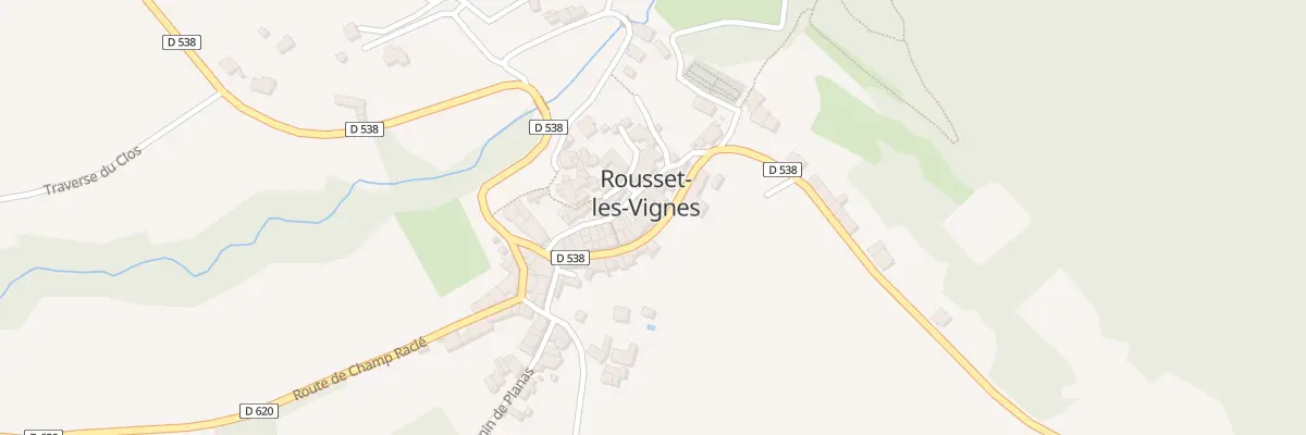 Plan du 4 Rue des Dauphins à Rousset-les-Vignes
