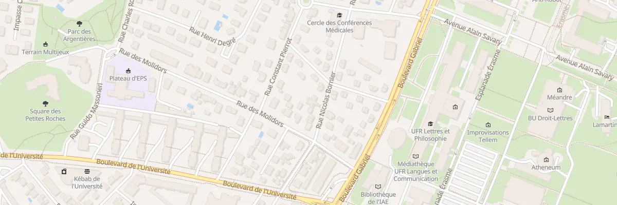 Plan du 48 Rue Nicolas Bornier à Dijon