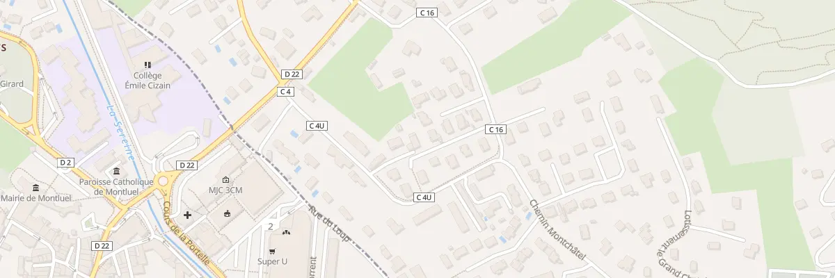 Plan du 115 Rue du Chatel à Dagneux
