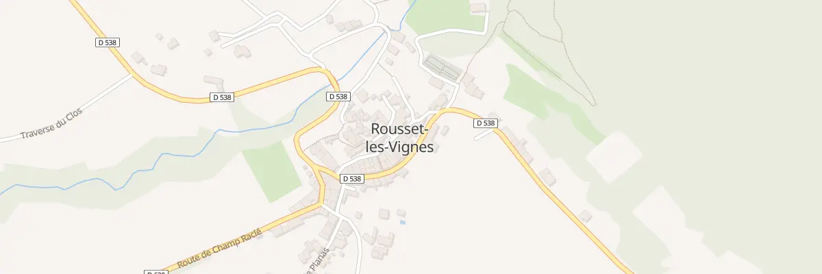 Plan du 9 Rue de l’Eglise à Rousset-les-Vignes