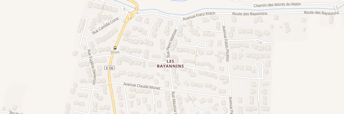 Plan du 9 Rue Henri Matisse à Bourg-de-Péage
