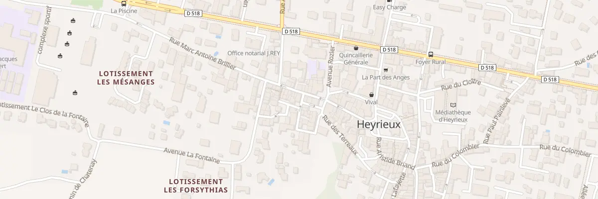 Plan du 21 Rue Marc - Antoine Brillier à Heyrieux