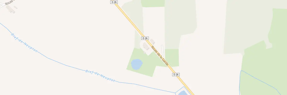 Plan du 1181 Rte de la Garde à Marsonnas