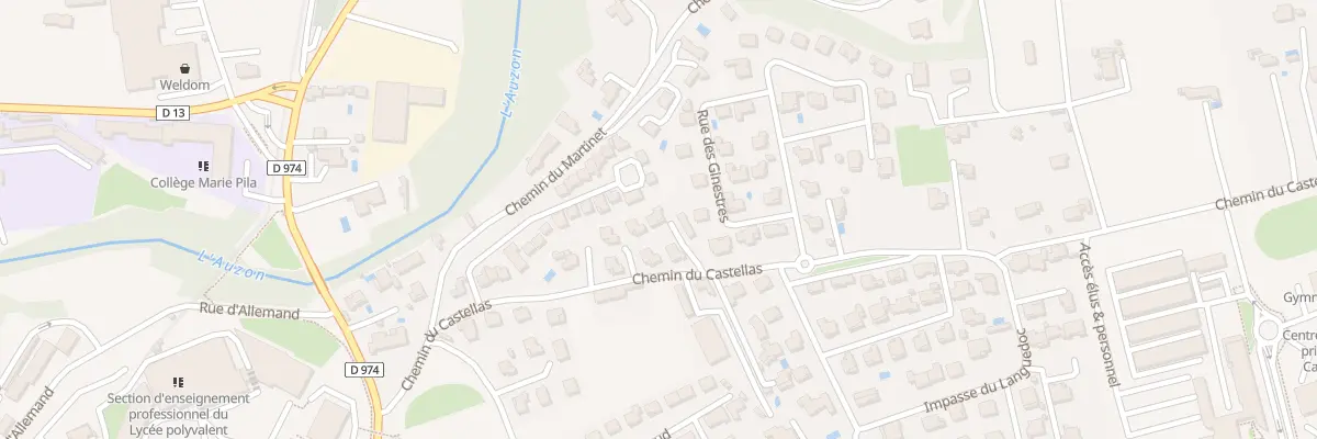 Plan du 285 Che du Castellas à Carpentras