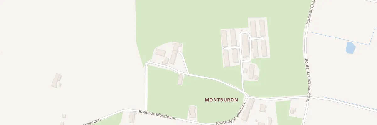 Plan du 170 Rte de Montburon à Confrançon