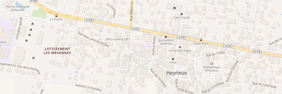 Plan du 32 Rue Marc - Antoine Brillier à Heyrieux