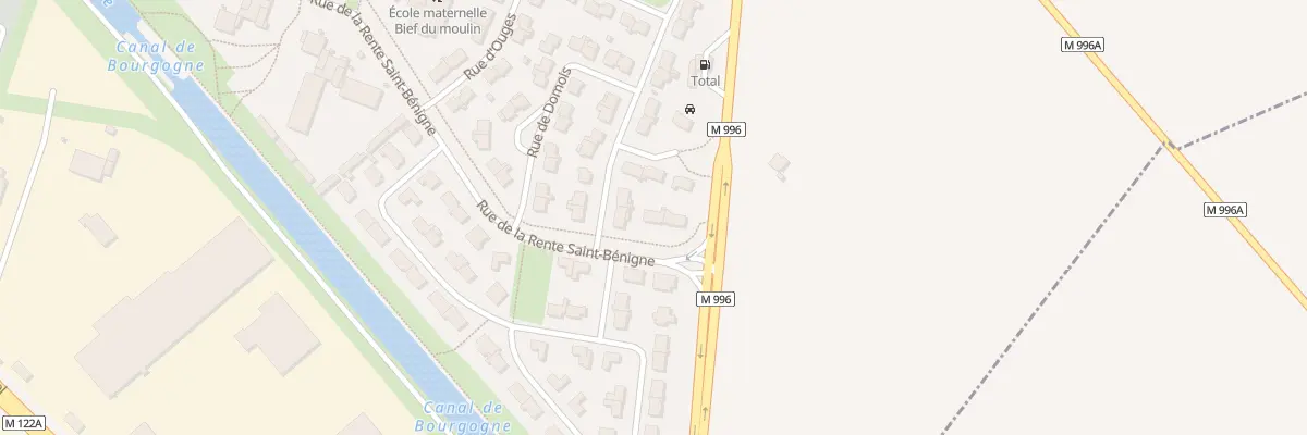 Plan du 4 Rue de la Rente Saint Benigne à Longvic