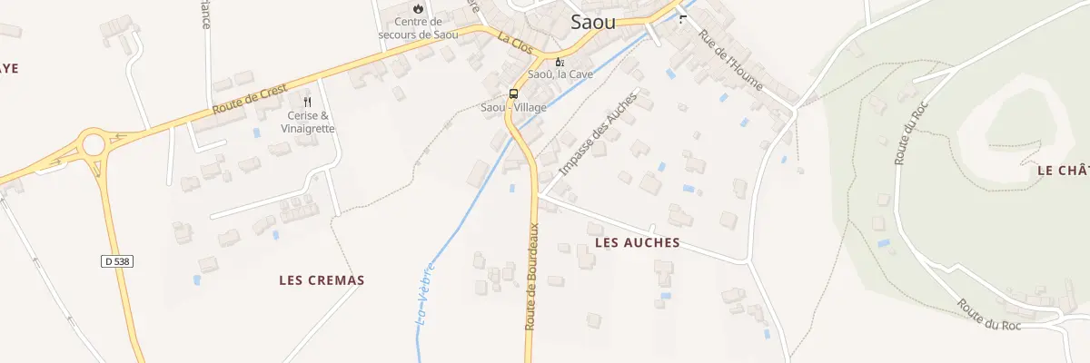 Plan du 5189 Les Auches à Saou