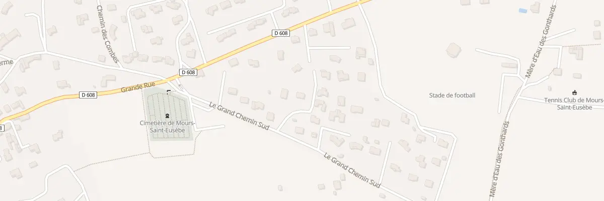 Plan du 5178C Che Le Grand Chemin à Mours-Saint-Eusèbe