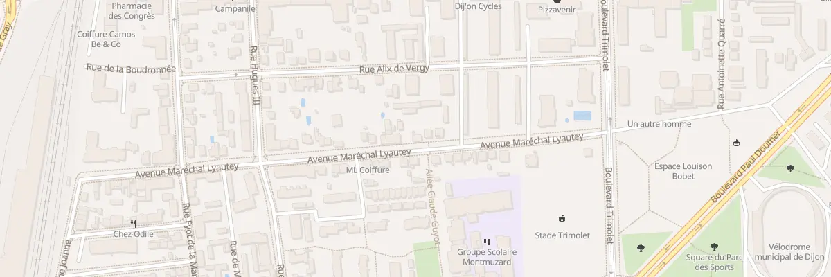 Plan du 51 Av Mal Lyautey à Dijon