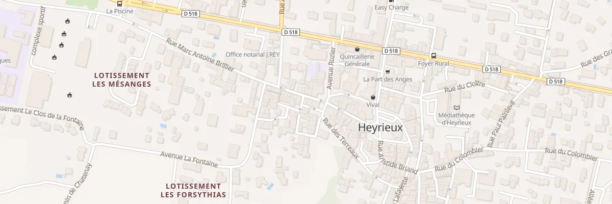 Plan du 19 Rue Marc - Antoine Brillier à Heyrieux