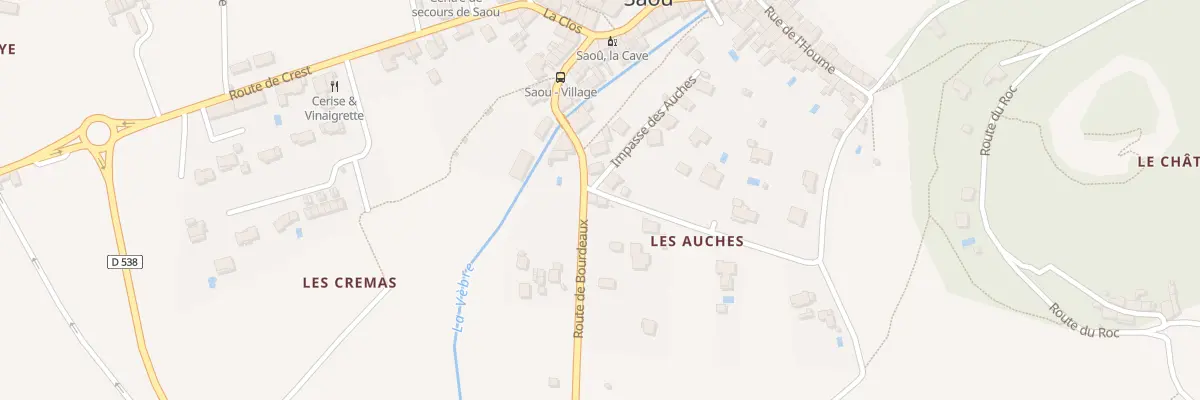 Plan du 5182 Les Auches à Saou