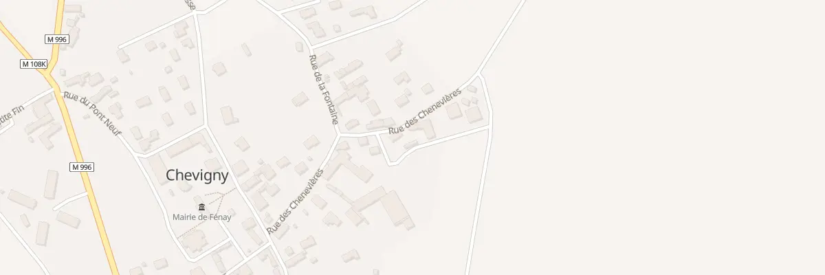 Plan du 26 Rue des Chenevières à Fénay