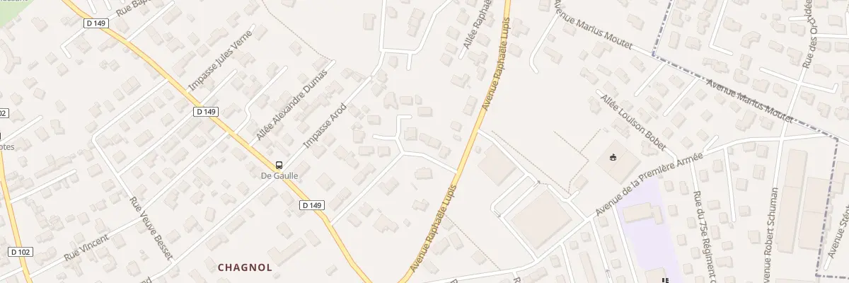 Plan du 25 Rue Marechal Juin à Bourg-de-Péage