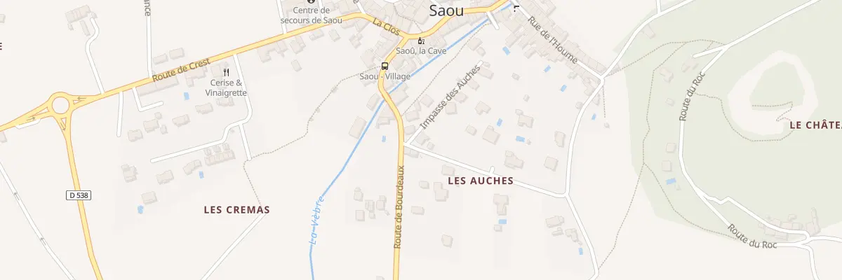 Plan du 5184 Les Auches à Saou