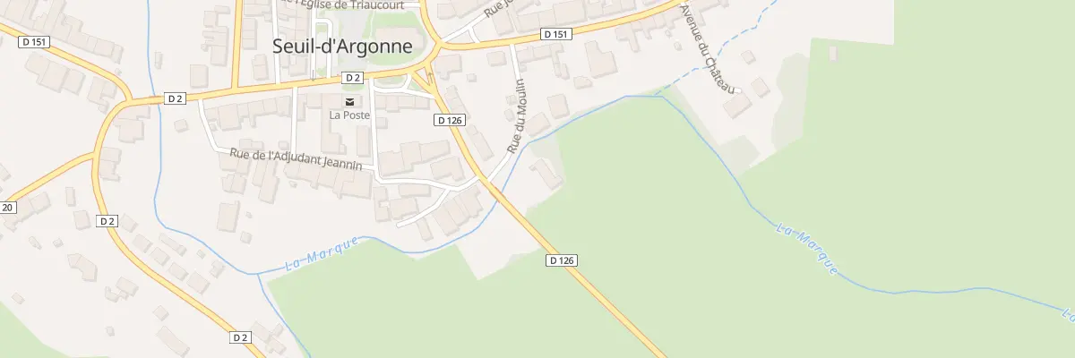 Plan du 13 Rue du Lieutenant Col Bauclin à Seuil-d’Argonne