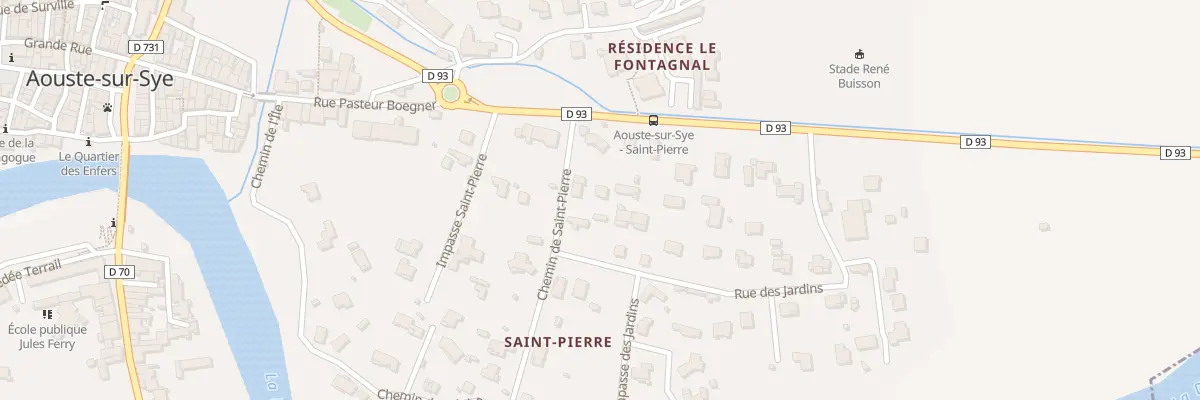 Plan du 5558 Saint Pierre à Aouste-sur-Sye