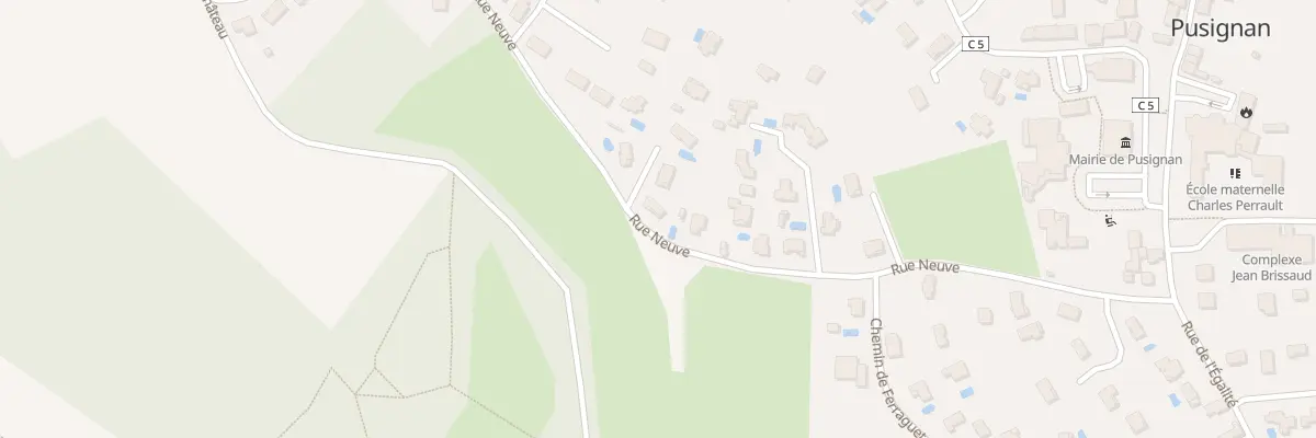 Plan du 63 Rue Neuve à Pusignan