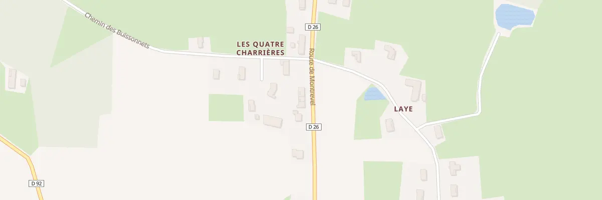 Plan du 525 Rte de Montrevel à Saint-Didier-d’Aussiat