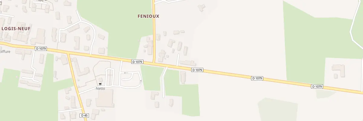 Plan du 93 Rte de Bourg à Confrançon