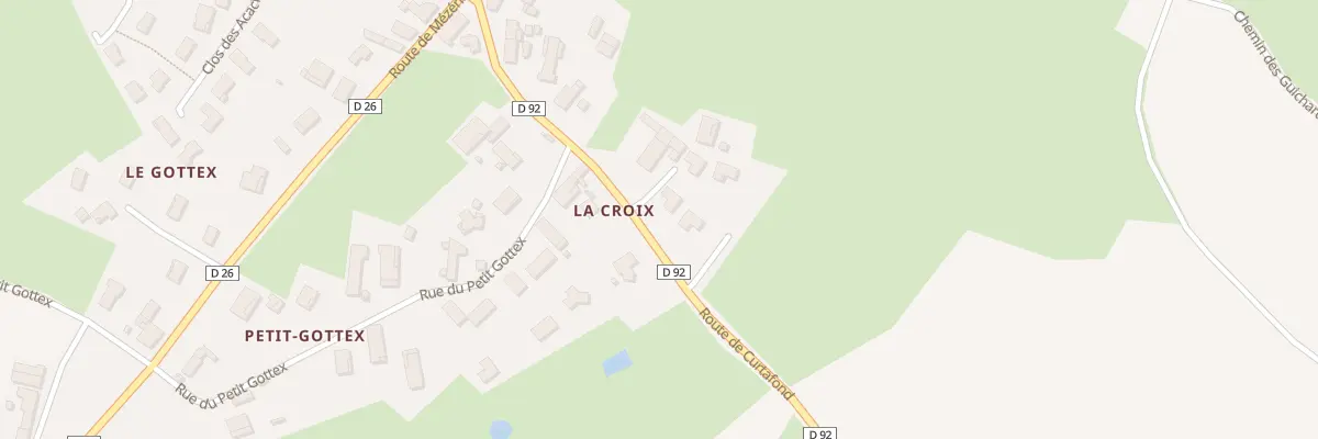 Plan du 201 Rte de Curtafond à Saint-Didier-d’Aussiat