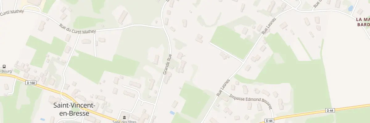 Plan du 205 Rue Grande Rue à Saint-Vincent-en-Bresse