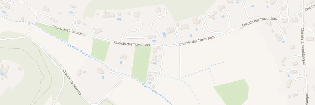 Plan du 398 Che des Traversiers à Pernes-les-Fontaines
