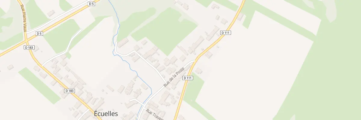 Plan du 35 Rue de la Poste à Écuelles