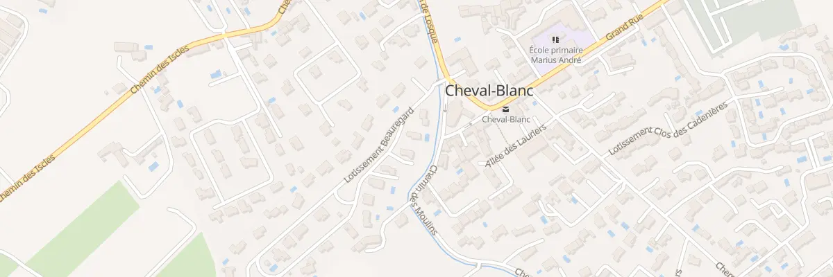 Plan du 5848 L’Eglise à Cheval-Blanc