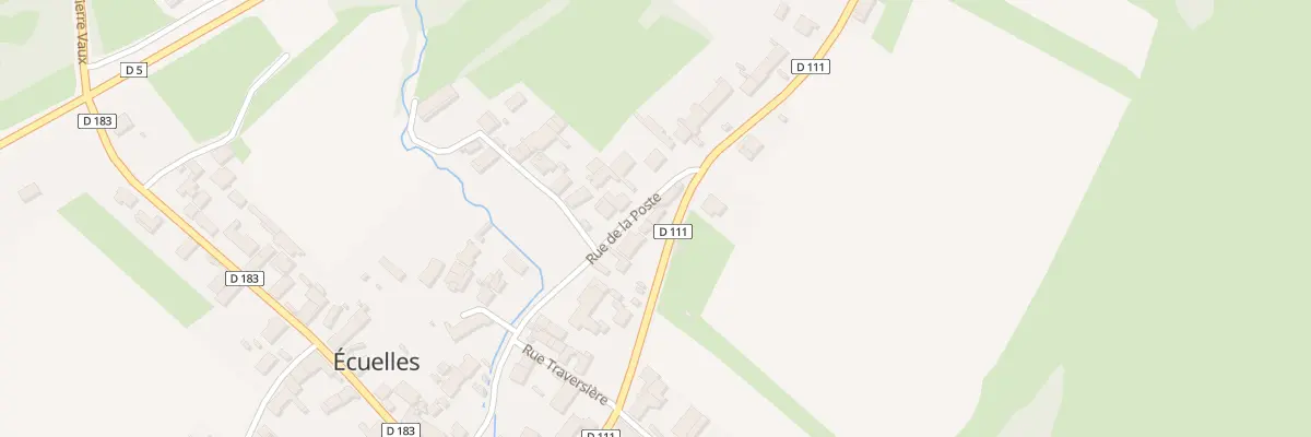 Plan du 14 Rue de la Poste à Écuelles