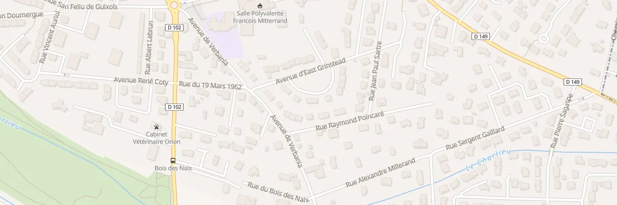 Plan du 8 Av d’East Grinstead à Bourg-de-Péage