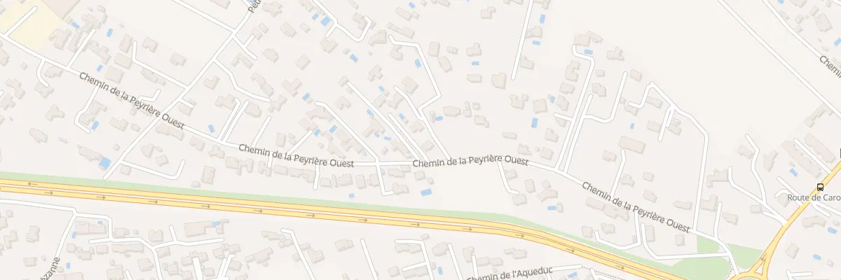 Plan du 2182 Che de la Peyrière à Carpentras