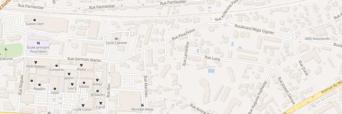 Plan du 14B Rue Pouchelon à Romans-sur-Isère