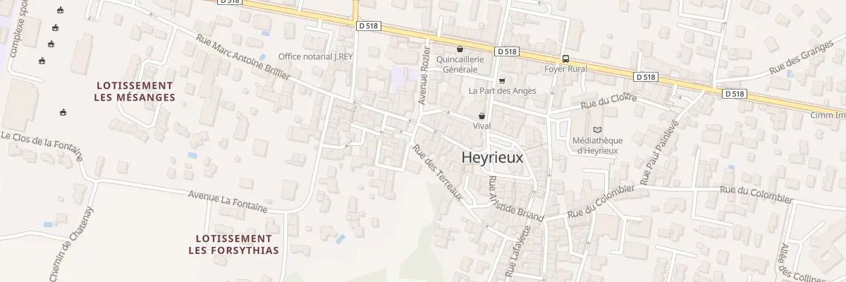 Plan du 3 Pl de la Pomme à Heyrieux